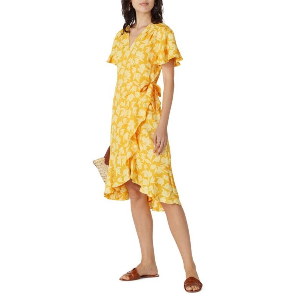 Joie Amelian Wrap Dress, Size L